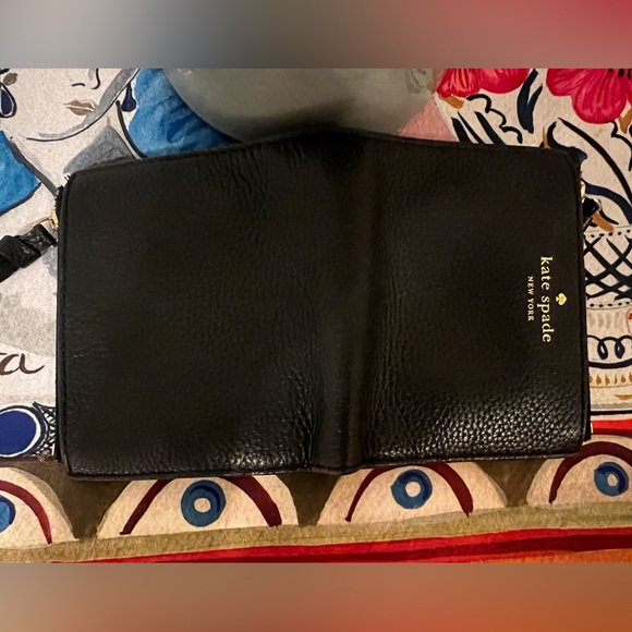 Kate Spade Black Leather Wallet - Picture 3 of 5